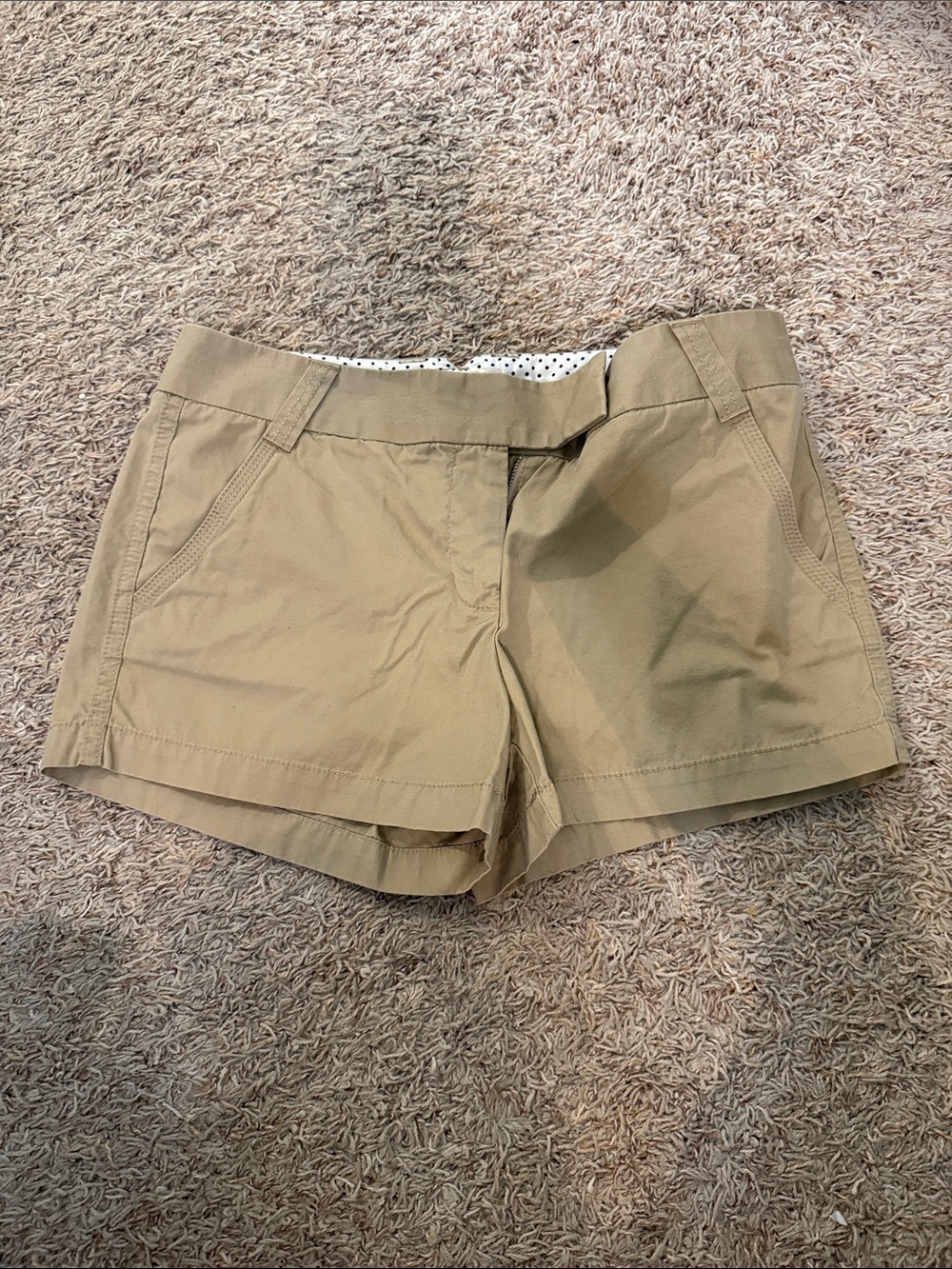 J. Crew Tan Khaki Cotton Shorts